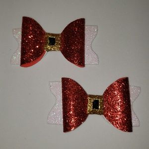 Duo de lazos de Santa clous